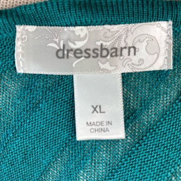 Dressbarn Light Sweater Top Size XL EUC - Picture 5 of 6